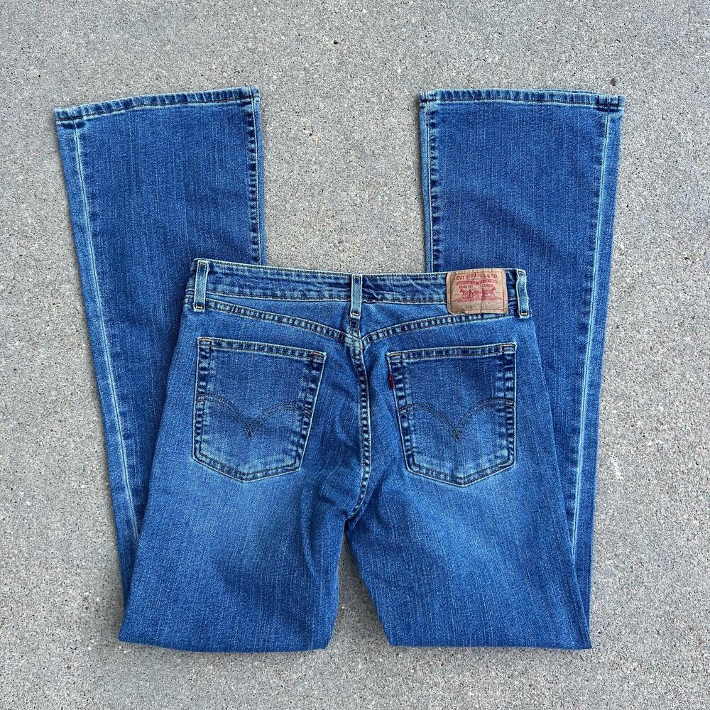 Vintage Y2K Levi’s 519 Low Stretch Flare Boot Jeans 11 JR L